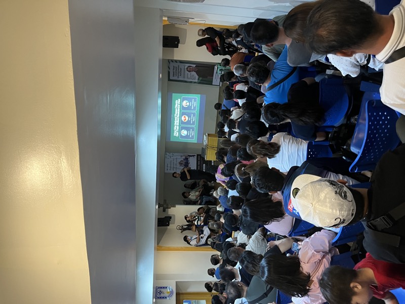 Attendees fill a room at the NZIHS April 2026 seminar in the Philippines, listening to a licensed adviser present at the front.