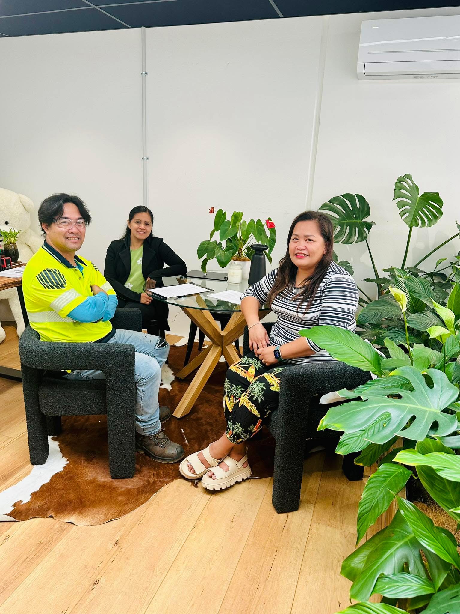 One-on-one consultation in the office